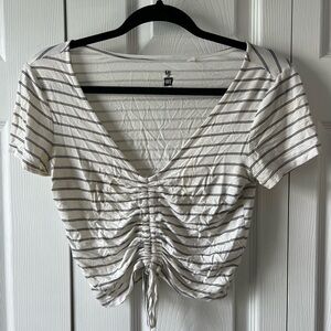 Me to We pacsun front cinch tie top